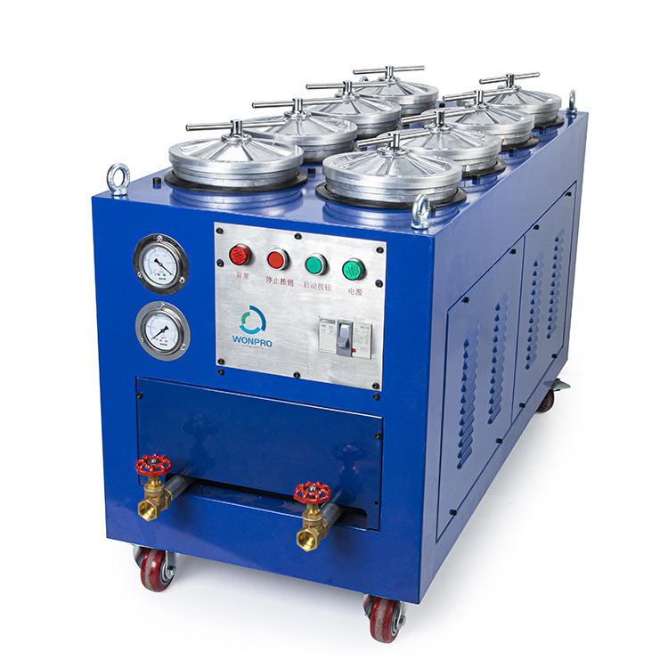 آلة تصفية الزيت المتنقلة 8R Water Glycol Oil
